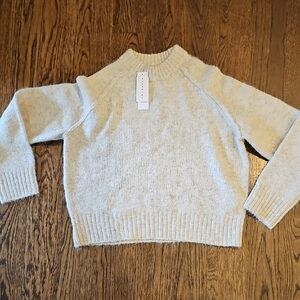 Topshop Cream Crew Neck Sweater